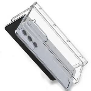 Z폴드6 DCC힌지보호 풀커버 클리어하드 케이스 Z폴드6투명범퍼케이스 Z폴드6투명하드케이스