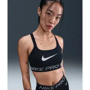 [나이키]NIKE 나이키 IF3974-010 프로 라이트 서포트 논패드 스포츠 브라 W - 블랙 화이트 / 858788