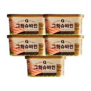 삼립 그릭슈바인 200g x 5개 통조림 캔 독일식 햄 도시락 반찬