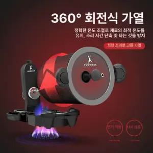 자동회전롤팬 통돌이 삼겹살 고기굽는 회전 냄비