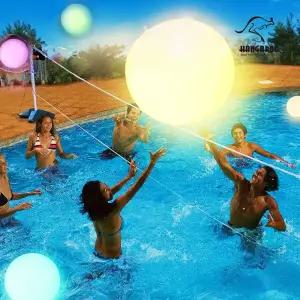 캥거루 LED 조명 비치볼 무선조정 리모컨포함