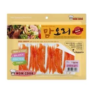 맘쿡 강아지 육포 간식 대용량, 맘오리 다이어트 안심 슬라이스, 300g, 1개