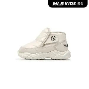 [MLB키즈공식]25FW카고 패딩부츠 로우 베이비 NY (Cream)
