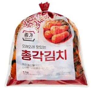 [청정원] 종가 총각 대용량 김치 5kg 100%국내산 총각무