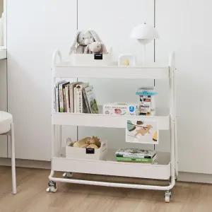 한샘 재크 와이드 트롤리 이동식 수납 웨건 바퀴 이동형 카트
