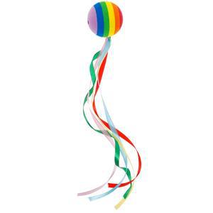 자동차 안테나 장식 지붕 리본 토퍼 공 무지개 차량 만화 액세서리 쉬운 설치 내구성