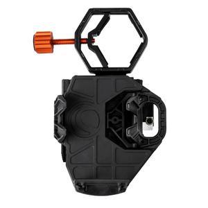 Celestron NexGO 망원경, 쌍안경 및 스포팅 스코프용 범용 스마트폰 어댑터 2축 정밀 정렬 광학을 통해 이미지 비디오 캡처 작고 여행 친화적인 제품