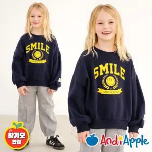 [앤디애플] 스마일킹왕기모맨투맨티셔츠