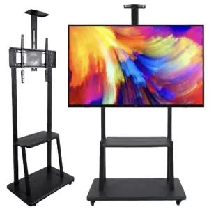 높이조절 이동식 티비거치대 높이 TV스탠드 스탠드 회의실