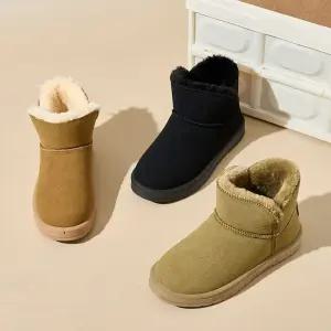 겨울 여성 퍼안감 어그부츠 방한부츠 털안감 보온 퍼슈즈 따뜻한 방한화 JS073