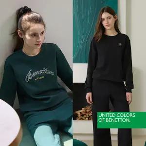 [BENETTON] 25FW 베네통 여성용 피치 기모 셋업 2세트(4종)