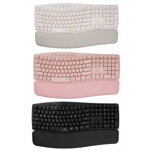 지클릭커 오피스프로 구름 EK200 풀윤활 인체공학 무선 블루투스 키보드