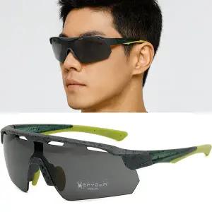 [스파이더] 선글라스 SP6044 033 스포츠 고글 하프림 라이딩 야구 자전거 러닝 패션