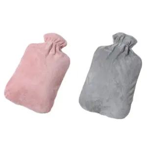 심플 무지털 커버 유단포 주머니 1리터 2리터 대용량 겨울 보온 물주머니