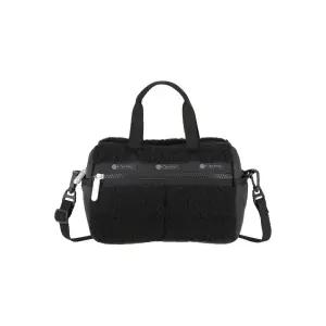 [롯데백화점]레스포색 블랙 셰르파 퍼피 미니 더플백 [4080.C495]