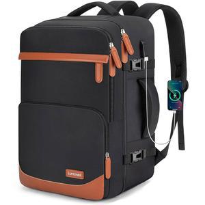 USB 충전 포트가 있는 벨레이버 40L 여행용 백팩, 남성용 방수 휴대용 여행 및 출퇴근용 비즈니스 노트북 15.6/17.3인치 노트북에 맞습니다