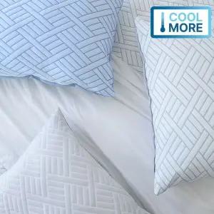 [골드스마일]엘라 듀라론 3중직 냉감 지퍼형 베개커버 3컬러 50x70