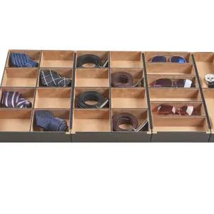 벨트 정리함 넥타이 디스플레이 케이스 보관함 수납함 카키