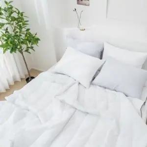 [골드스마일]쿨링 여름 홑이불 순면 퀸사이즈 스노우리플 시원한