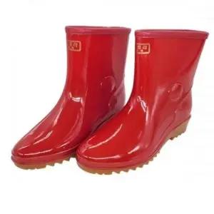 [라일리] Rly 선상장화 요딩안전장화 여자용 적색 단장화 225