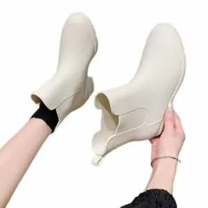 [라일리] Rly 앵클 무광 첼시 레인부츠 여성용장화 비장화 예쁜