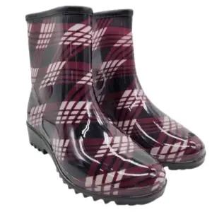 [라일리] Rly 논장화 주방용장화 여자 체크 단장화 225mm