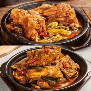 [후레쉬앤푸드]Fresh 간편조리식 한끼식사 혼합세트 (얼큰뼈해장국 1kg + 매운국물뼈찜 600g)