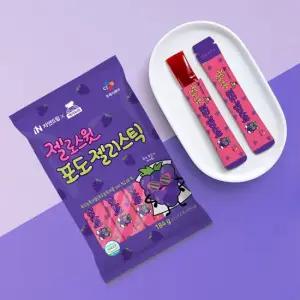 아이누리 X자연드림_젤로스윗포도젤리스틱 23gX8입 184g