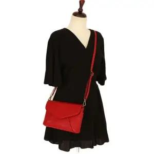 정장 크로스백 미니 손가방 핸드백 여성 숄더백 레드 (W3C02E8)