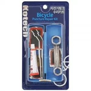 코텍 자전거펑크 수리키트K-9387 수리공구 펑크패치