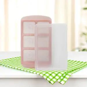 실리콘 아이스큐브 6칸 이유식냉동용기 실리콘이유식큐브