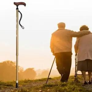 실버용품 10단계 조절식 고령자용 지팡이
