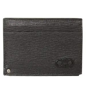 [페라가모]FERRAGAMO  카드케이스 66A061 0733292 NERO R DARK RAIN