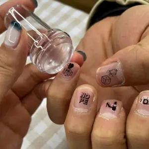 투명 실리콘 꾹꾹이 네일 스탬프
