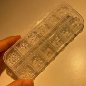 레진아트 네일아트 꾸미기 파츠 세트 화이트펄