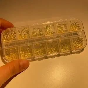 레진아트 네일아트 꾸미기 파츠 세트 골드리벳