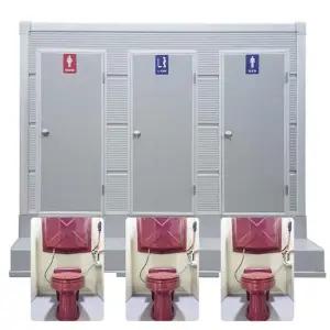 포세식화장실 박스형 양변기3개 EAB-3