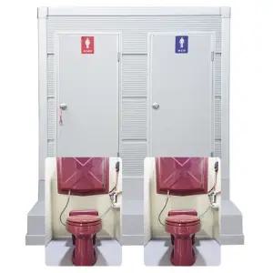 포세식화장실 박스형 양변기2개 EAB-2