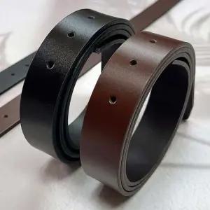 플럼도트 이탈리아 통가죽 소가죽 벨트끈 허리띠