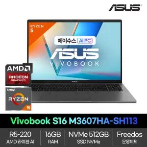 ASUS Vivobook S 16 (R5-220/16GB/512GB) M3607HA-SH113