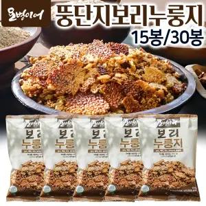 김선애 오병이어 뚱딴지 보리누룽지 15봉(1.5kg)/30봉(3kg) 백미 귀리 돼지감자 둥글레 누룽지 간식 아침 식사대용 간편식 누릉지 세트