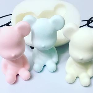 2D 베어브릭 몰드 차량용 이쁜실리콘몰드 석고방향제 재료