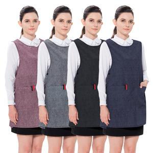 예경 데님 패턴 원피스 앞치마(대/특대)