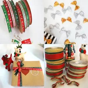 [리본벨리]크리스마스 리본 선물 포장 끈  트리장식