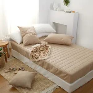 국산 순면 방수 세미 사계절 먼지없는 침대 누빔 매트리스커버/침대커버 매트 슈퍼싱글 방수 싱글 퀸