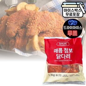 에이치에이유통 사세 매콤점보닭다리 1.3kg 매운치킨 닭다리
