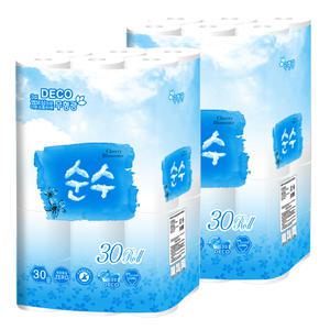 무형광순수20M3겹30롤x2팩(60롤)화장지/휴지/두루마리