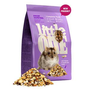 리틀원 드워프 햄스터사료 400g 햄스터 간식 소동물 설치류먹이