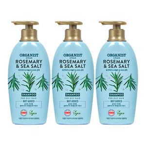 오가니스트 로즈마리 딥클렌징 샴푸 500ml, 3개