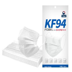아로하 KF94 황사방역용 대형 마스크 (10매)